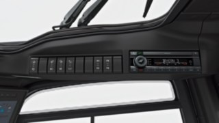 Radio with DAB+ and MP3 player including Bluetooth hands-free kit