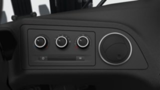 Air conditioning system for the Linde X35 – X50 forklift trucks