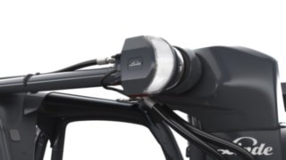 The Linde VertiLight illuminates a large portion of the working area.