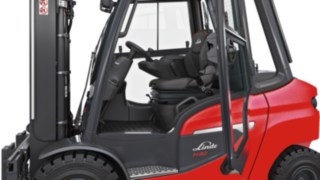 Linde forkliftin Operatör kabininin dış görünümü