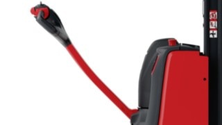 Travel speed is controlled in proportion to the tiller position.