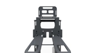 Load backrest provides protection when carrying heavy loads