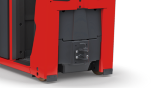 Linde MH’nin P40-P60 C elektrikli çekicisi bir römork bağlantısı ile donatılabilir.