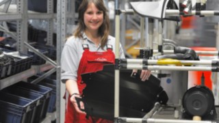 Linde apprentice in the production division