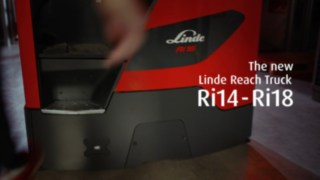 Linde Ri16 reach forklift videosu